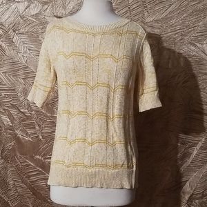 Lucky brand yellow knit top